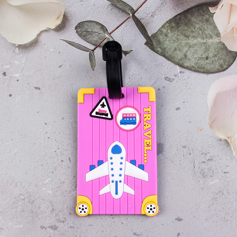 Fun Airplane-Themed Luggage Tag Bowlift