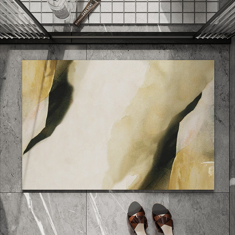 Artistic Watercolor Bath Mat Bowlift