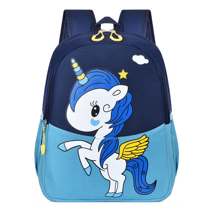 Unicorn-Themed Playful School Backpack Bowlift