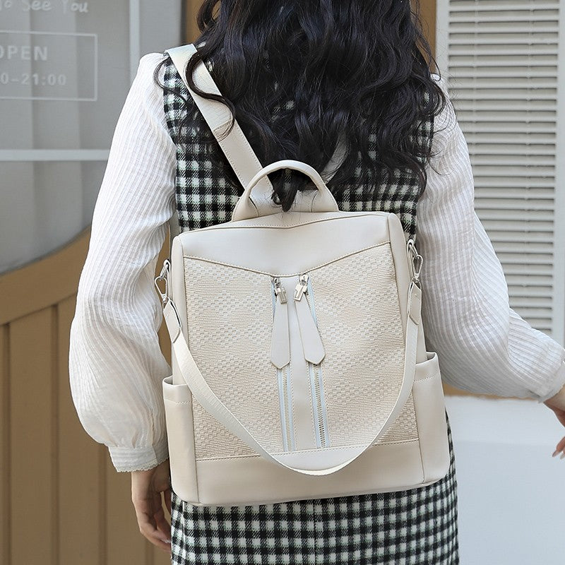 Premium Textured Multi-Pocket Backpack Bowlift