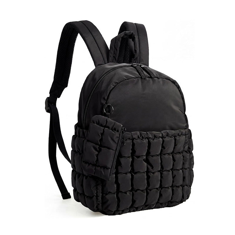 Quilted Puffer Backpack Bowlift