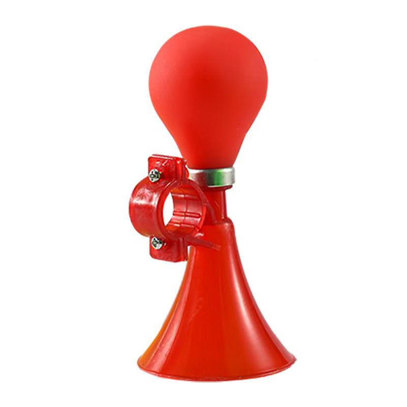 Classic Squeeze Bulb Bicycle Horn with Quick-Release Handlebar Clamp Bowlift