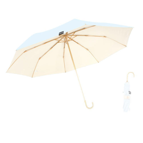 Women Foldable UV Protection Umbrella with Sturdy Frame Bowlift