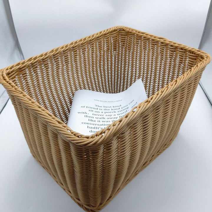 Woven Laundry Basket Bowlift