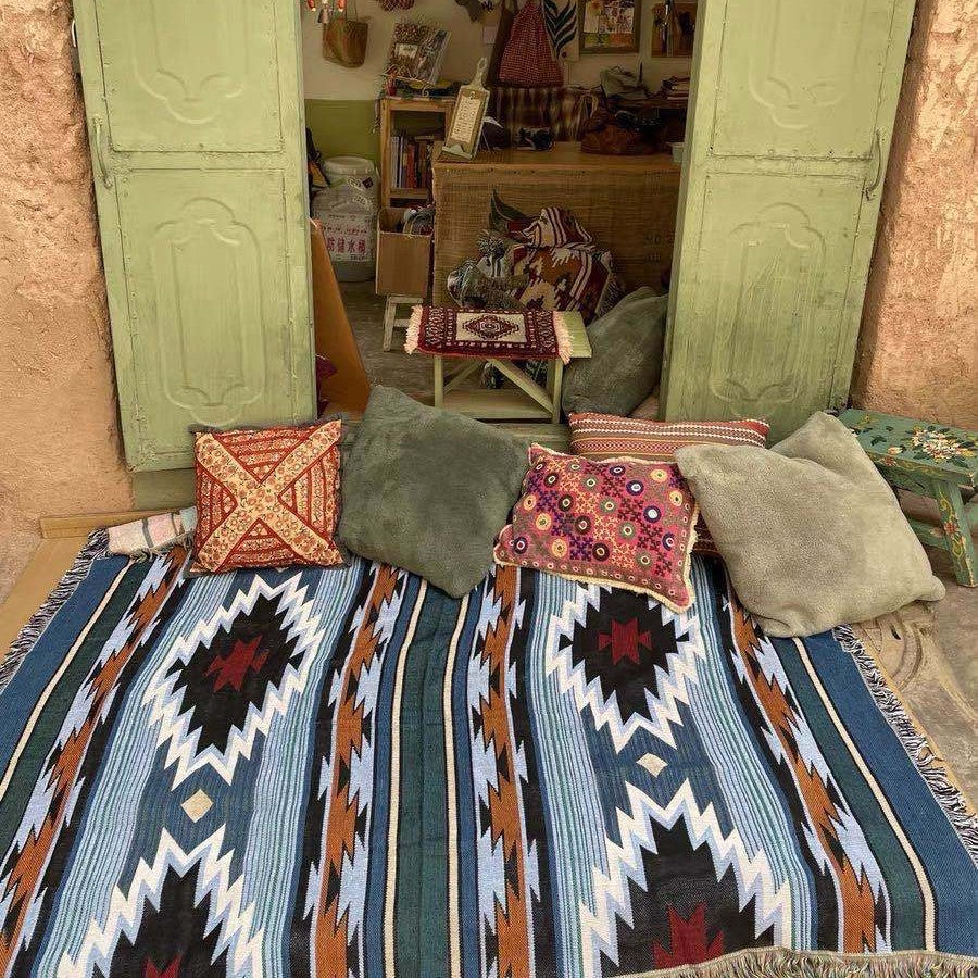 Cozy Tribal Throw Blanket