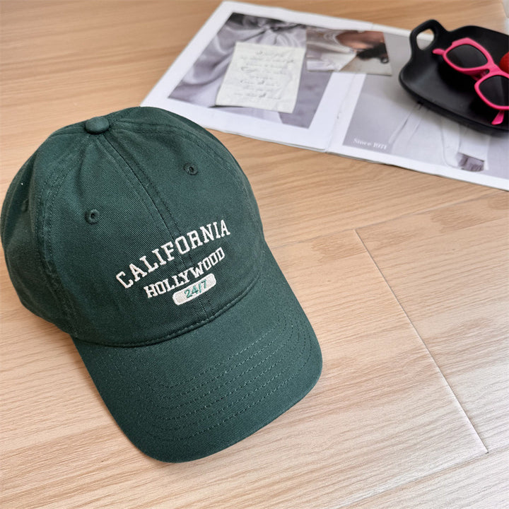 Women's Vintage-Inspired Cotton Baseball Cap Bowlift