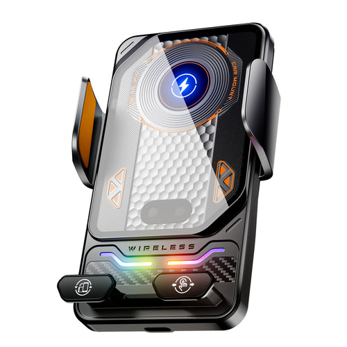 Unisex Car Smartphone Holder with Inductive Fast Charging Function Bowlift