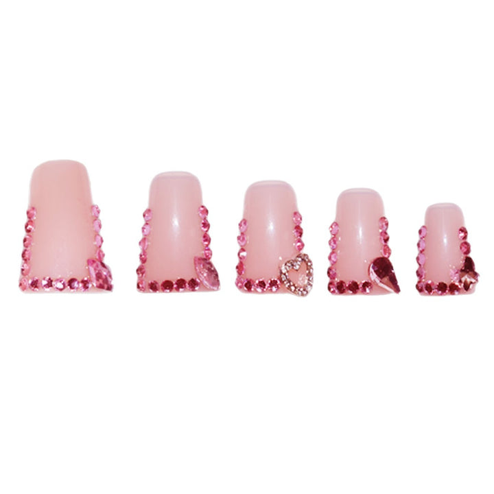 Glittering Gemstone Nail Art Bowlift