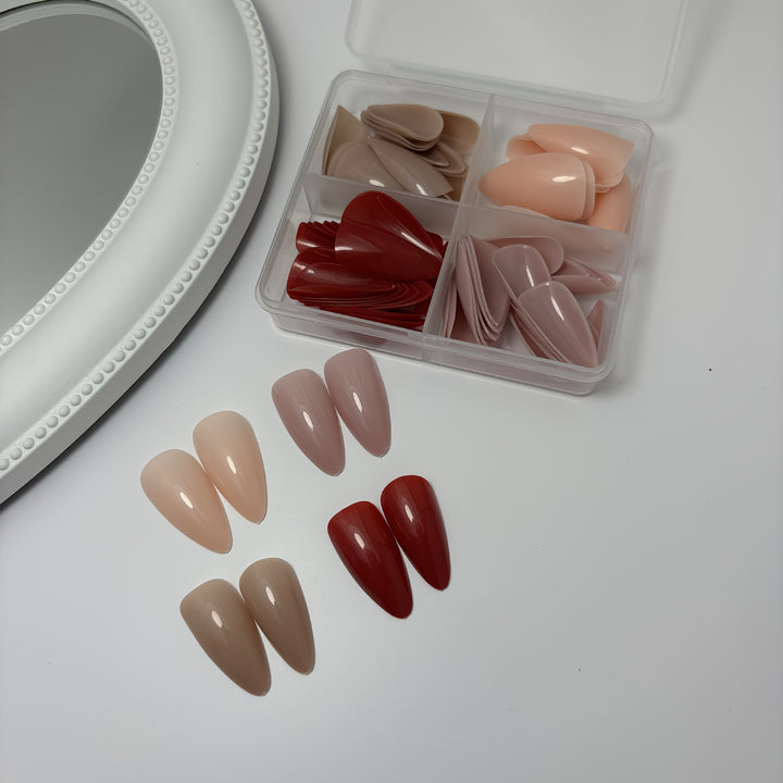 Premium Stiletto Press-On Nail Set Bowlift