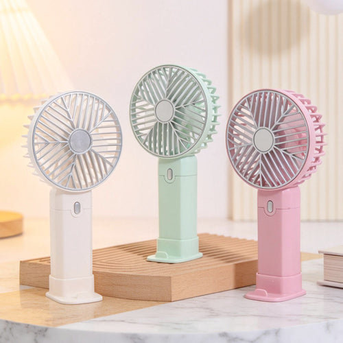 Women Portable USB Hand Fan with Flexible Tilt Bowlift