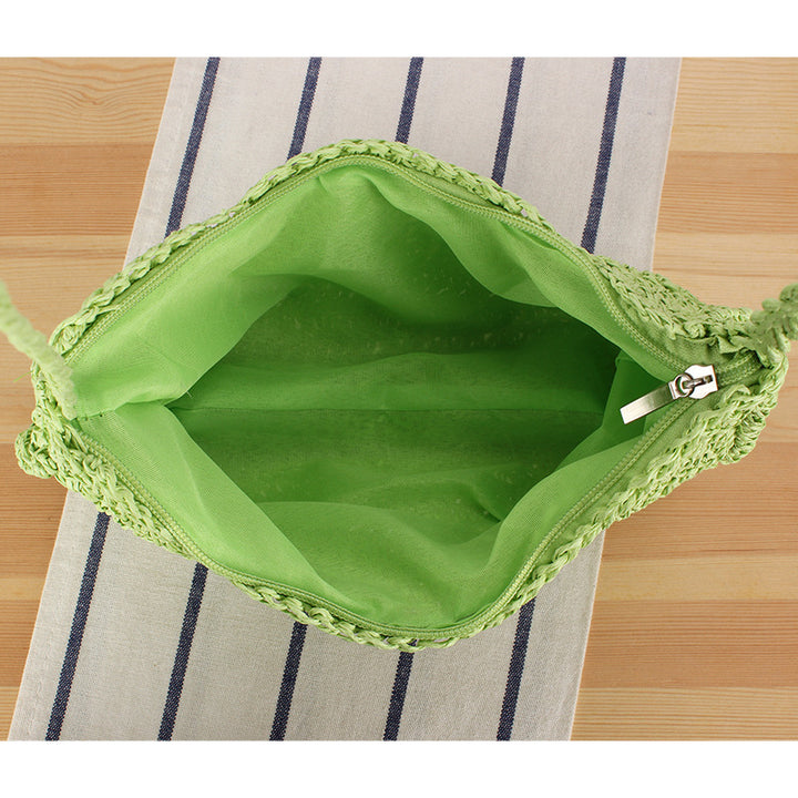 Elegant Shoulder Bag In Minimalist Crochet Design Bowlift