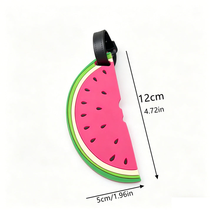 Watermelon-Themed Luggage Tag Bowlift