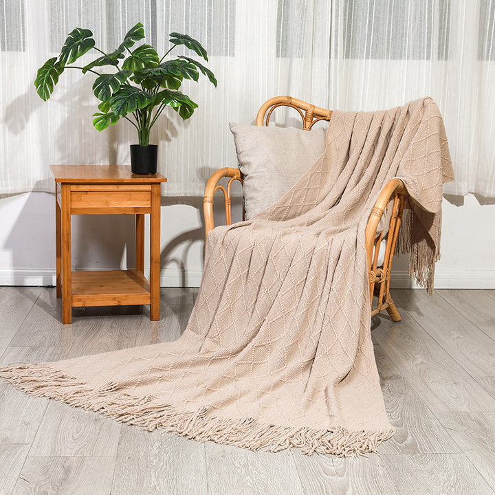 Cozy Knitted Throw