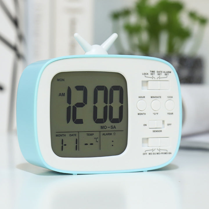 Digital Thermometer Alarm Clock Bowlift
