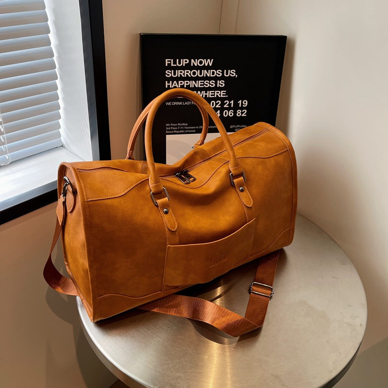 High-quality leather travel bag Bowlift