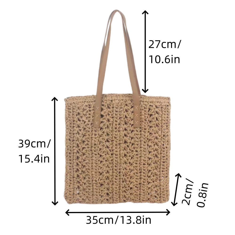 Structured Woven Shopping Bag Bowlift