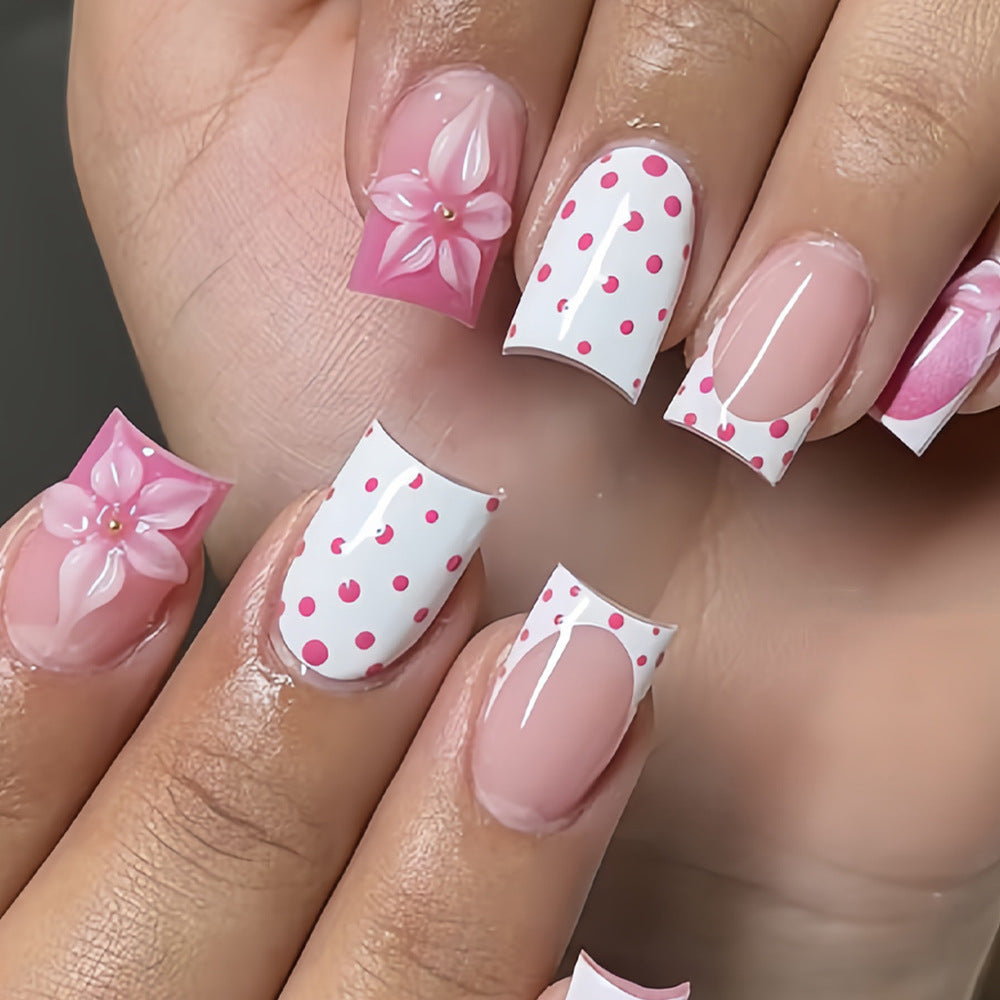 Stylish Polka Dot Nail Art Tips Bowlift