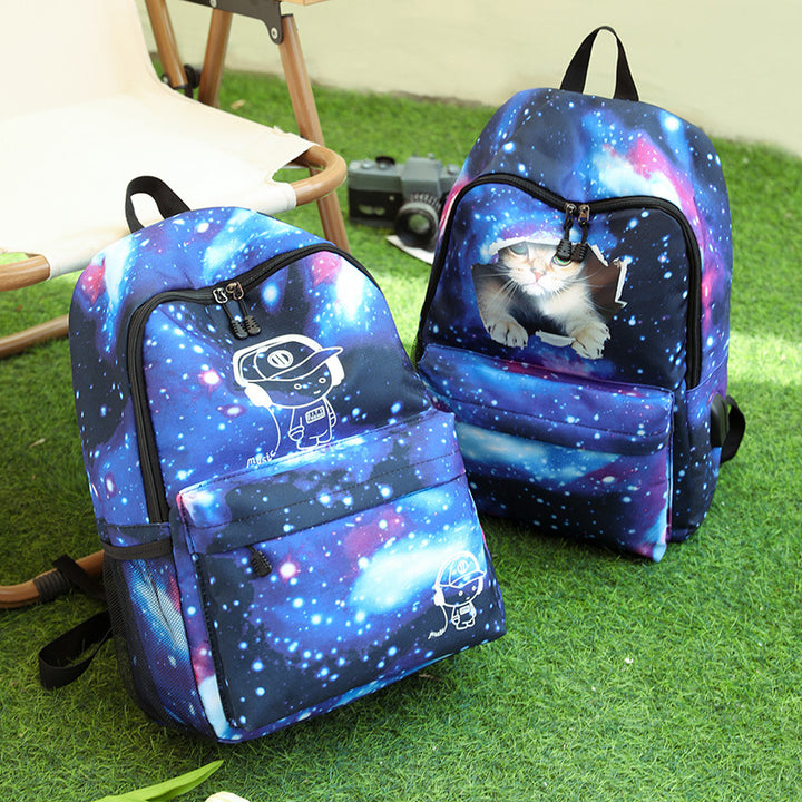 Cat-Themed Adventure Backpack Bowlift