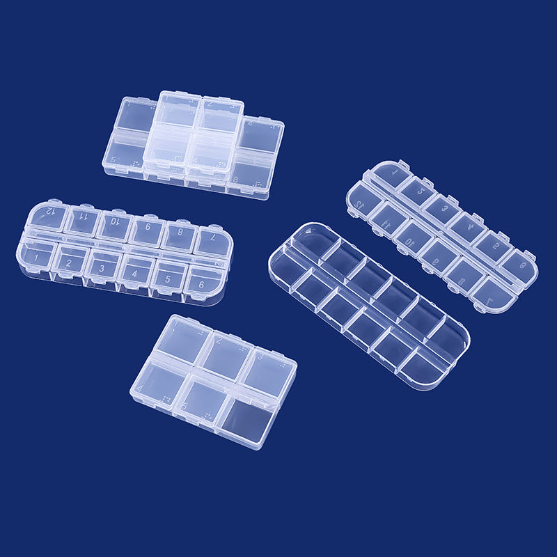 Multi-Compartment Craft Supply Storage Box Bowlift