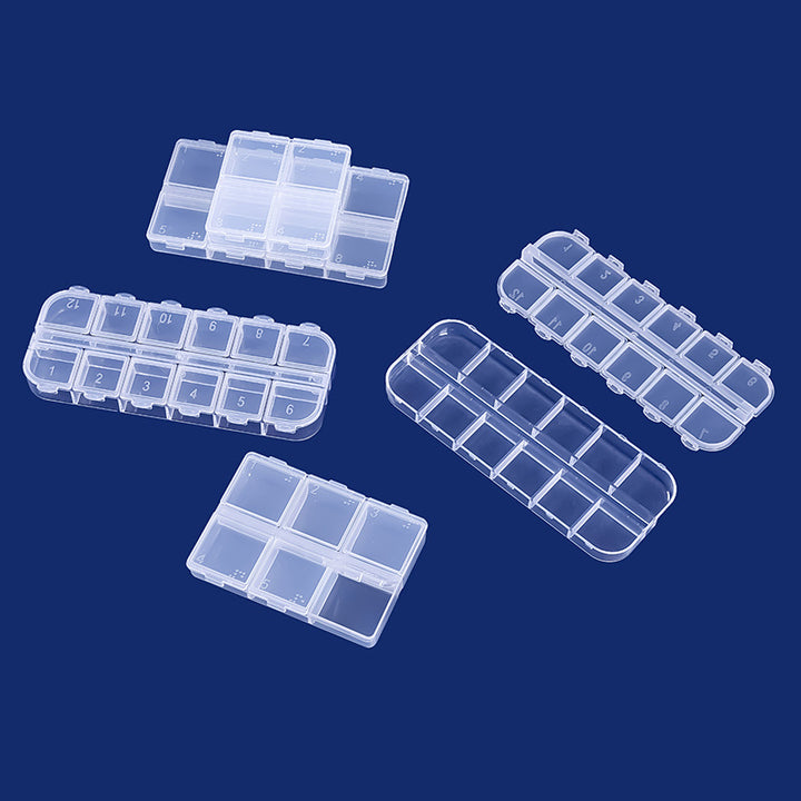 Multi-Compartment Craft Supply Storage Box Bowlift