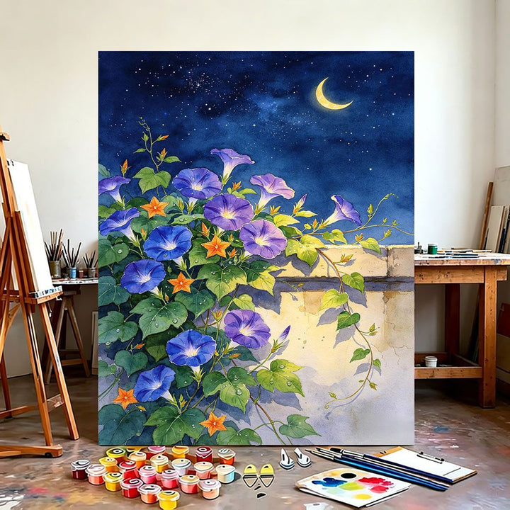 Floral-Theme Wall Art Canvas Print Bowlift