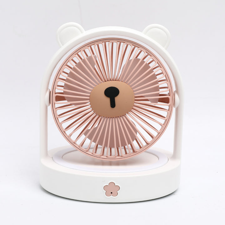 Unisex Portable Hand Fan in Creative Bear Design Bowlift