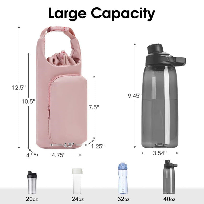 Practical cooler bag with detachable carrying strap Bowlift