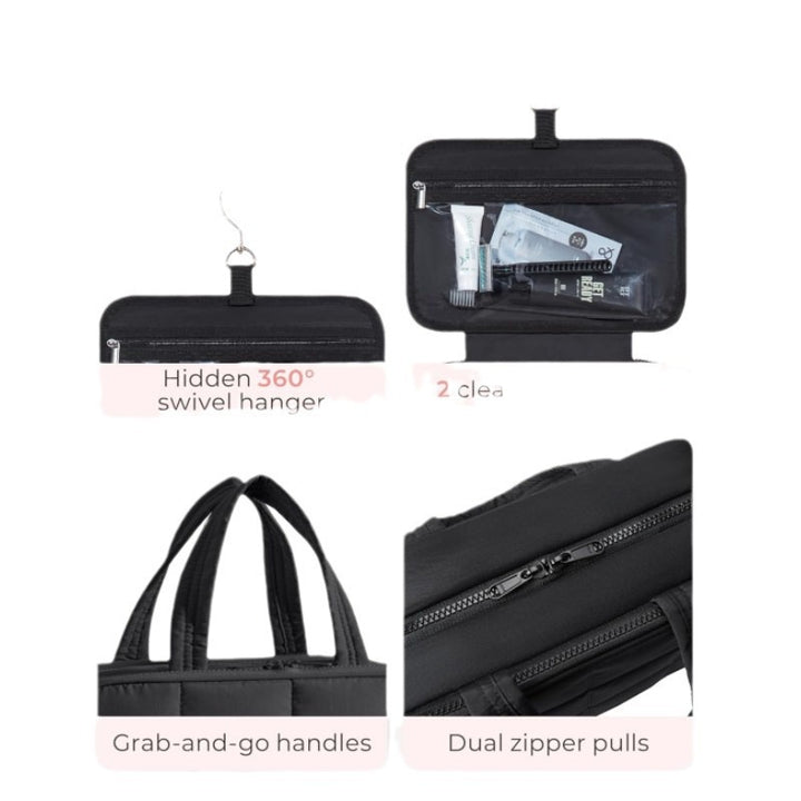 Women's cosmetic bag with organizer pockets Bowlift