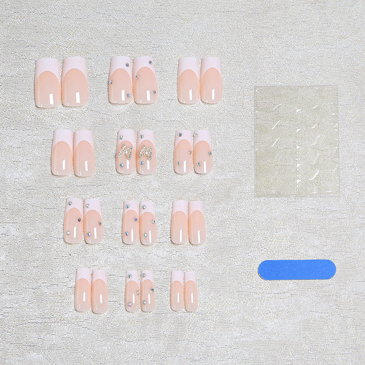 Artful Nail Set with Butterfly Decoration Bowlift