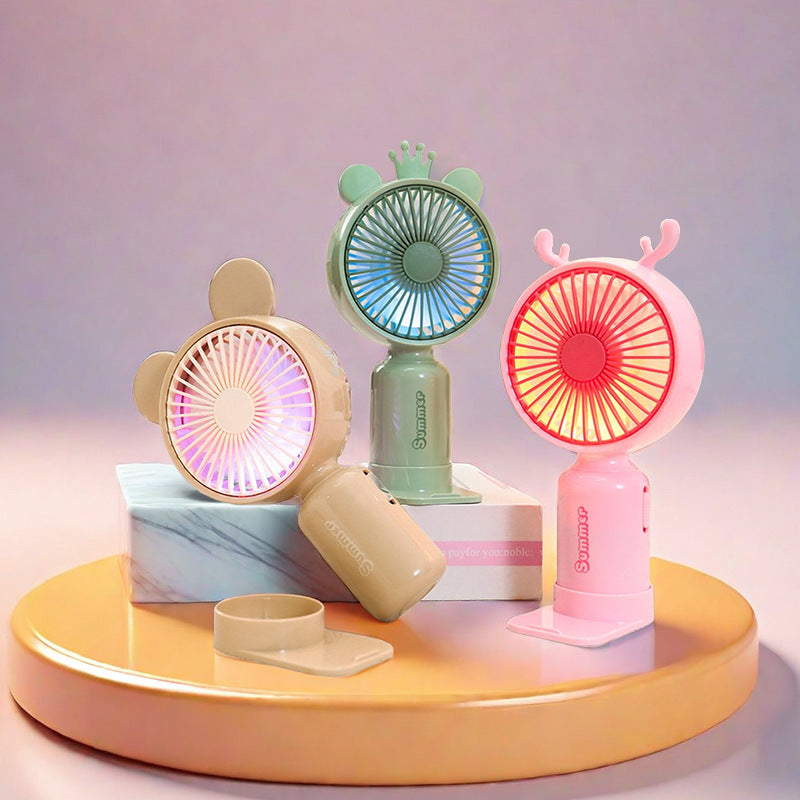 Women Portable Mini USB Fan Bowlift