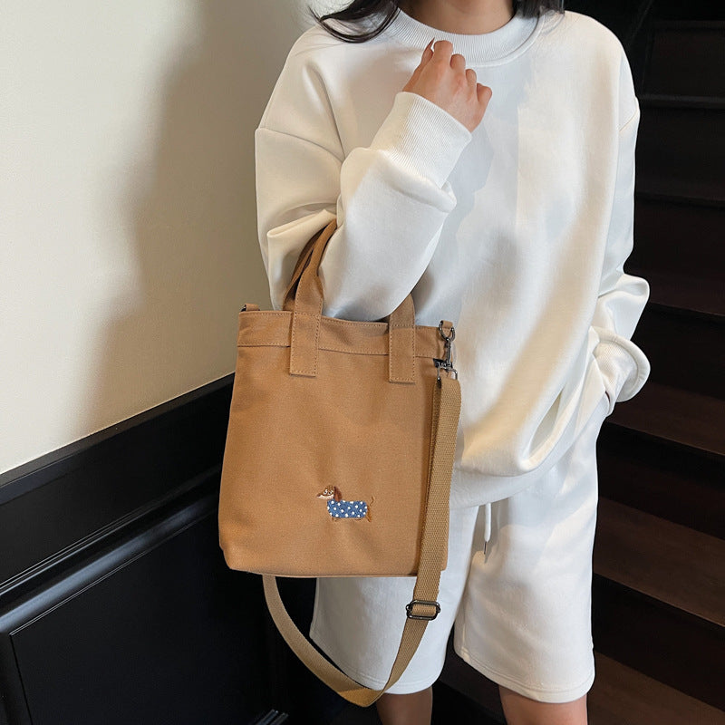 Stylish Canvas Handbag Bowlift