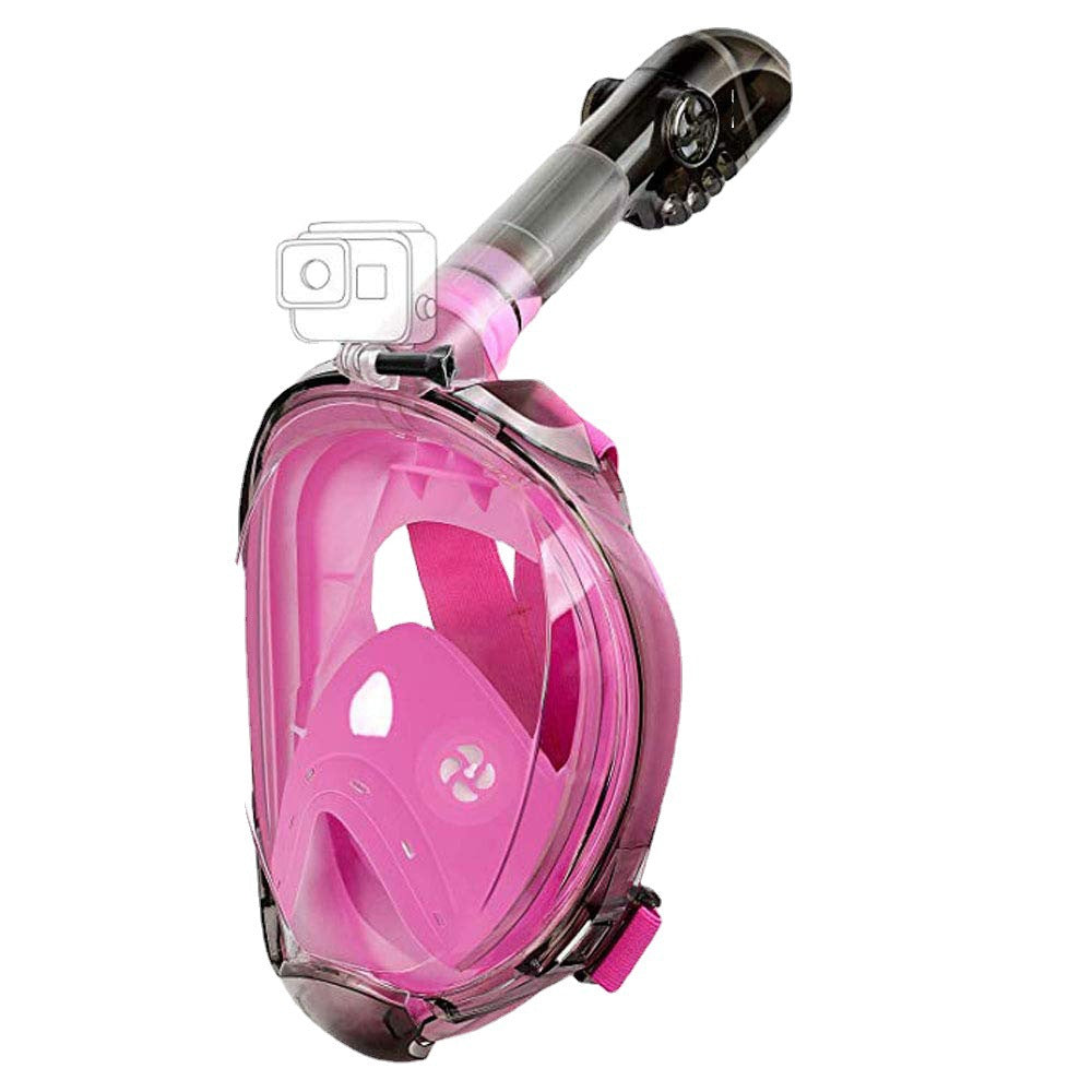 Full Face Snorkel Mask with Innovative Breathing System Bowlift