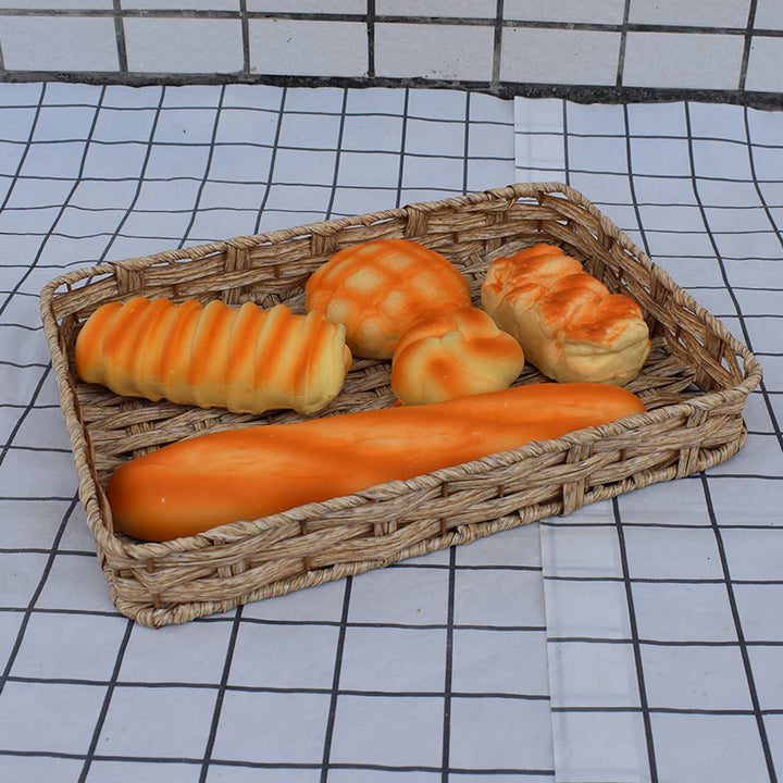 Natural Woven Serving Basket Set Bowlift