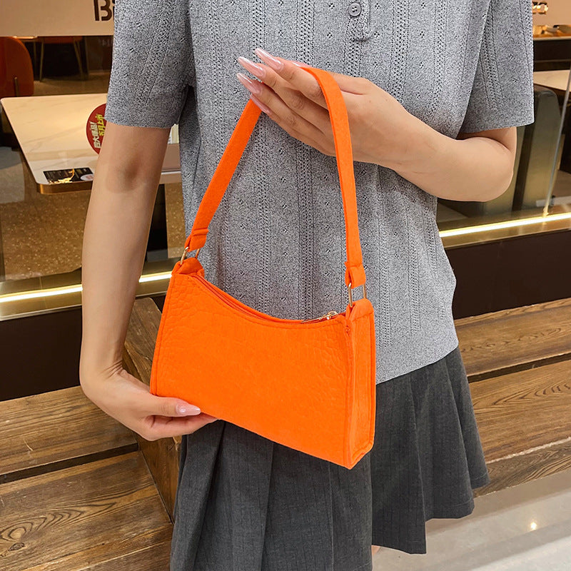 WoCrocodile Textured Mini Shoulder Handbag Bowlift