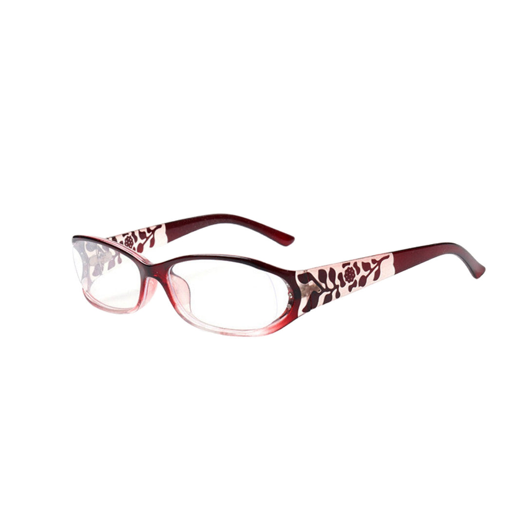 Lightweight rectangular reading glasses with flexible spring hinges Bowlift