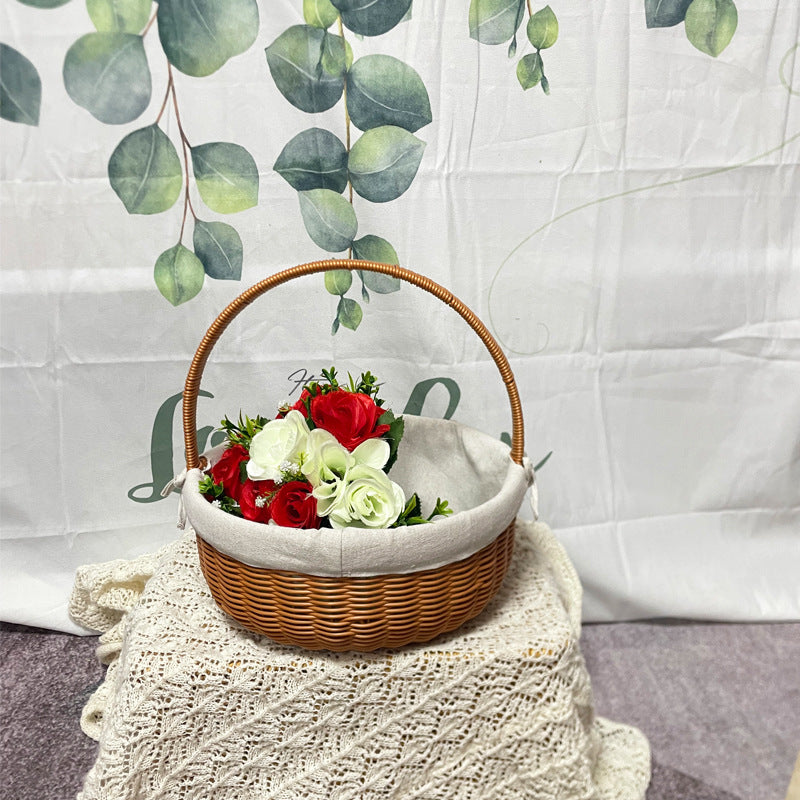 Woven Decorative Storage Basket Bowlift