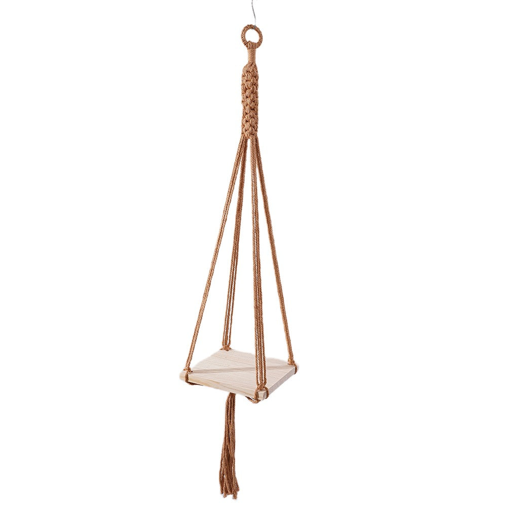 Macrame Plant Hanging Shelf Bowlift