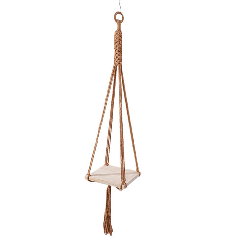 Macrame Plant Hanging Shelf Bowlift