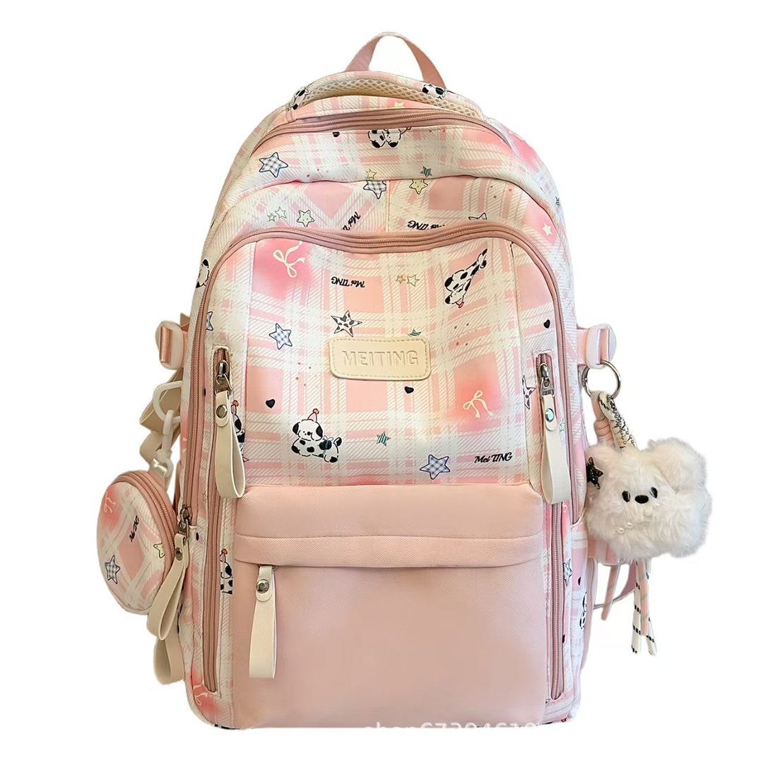 Creative Graphic Print Backpack Bowlift