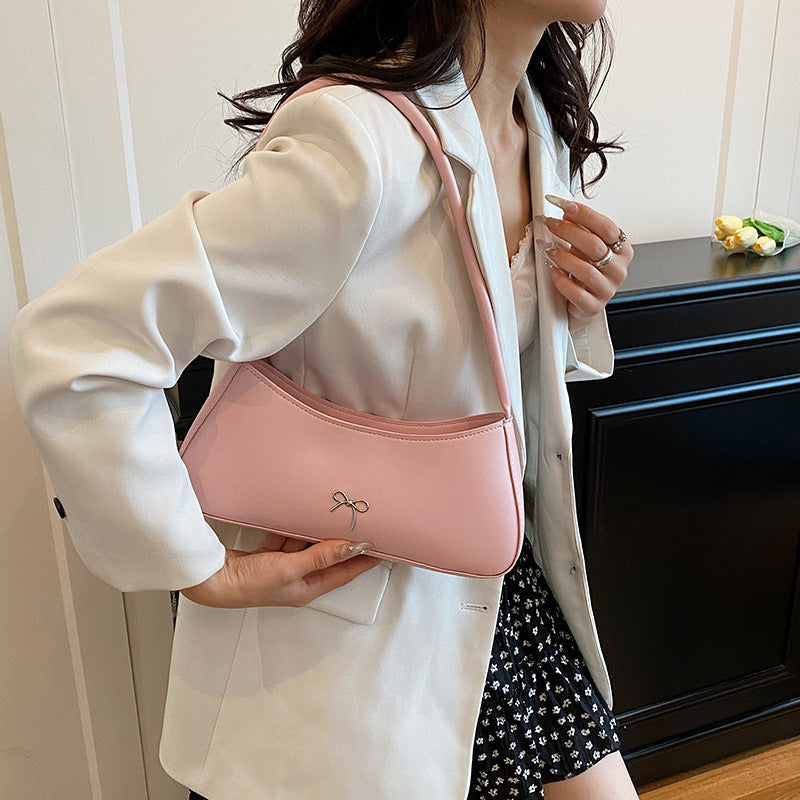 Elegant Curved Handbag Bowlift