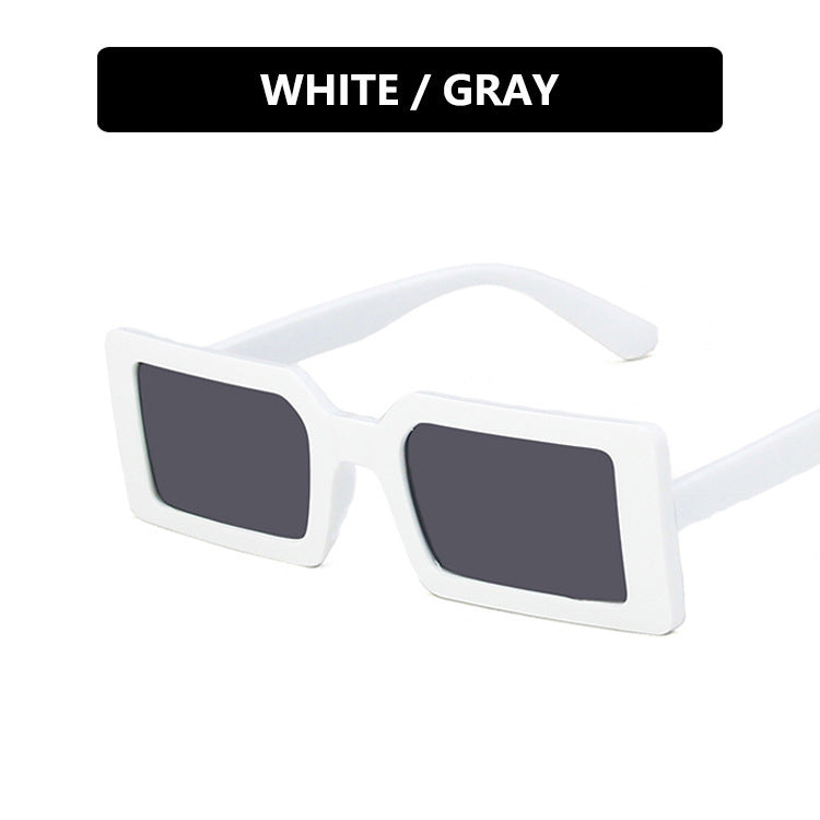 Women's square sunglasses with modern, wide frame and protective UV filter Bowlift