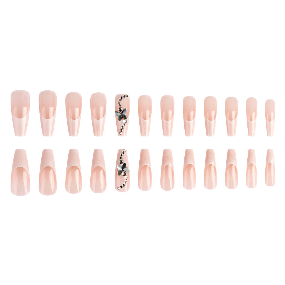Elegant Press-On Nail Set Bowlift