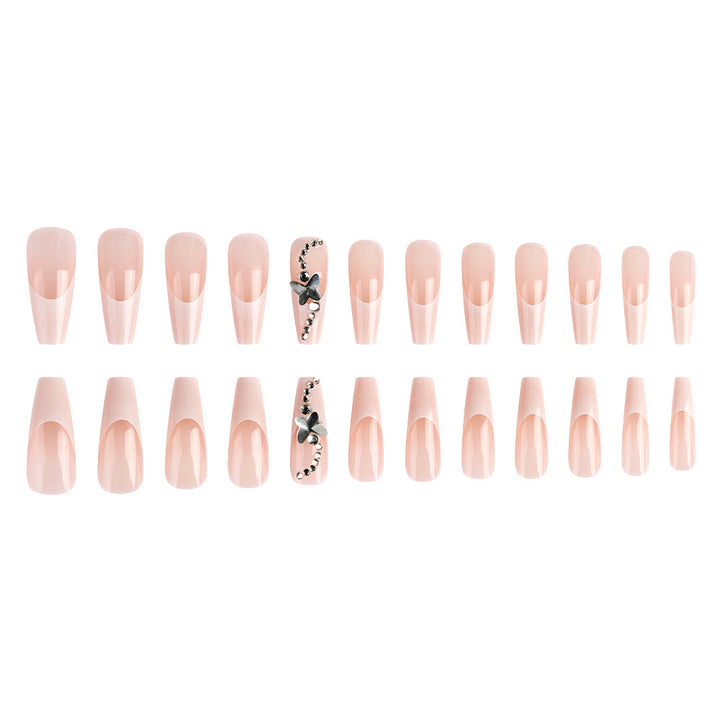 Elegant Press-On Nail Set Bowlift