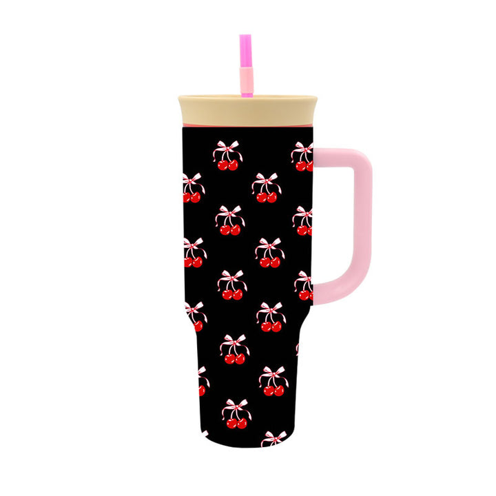 Women's Stylish Drink Cup with Practical Straw Bowlift
