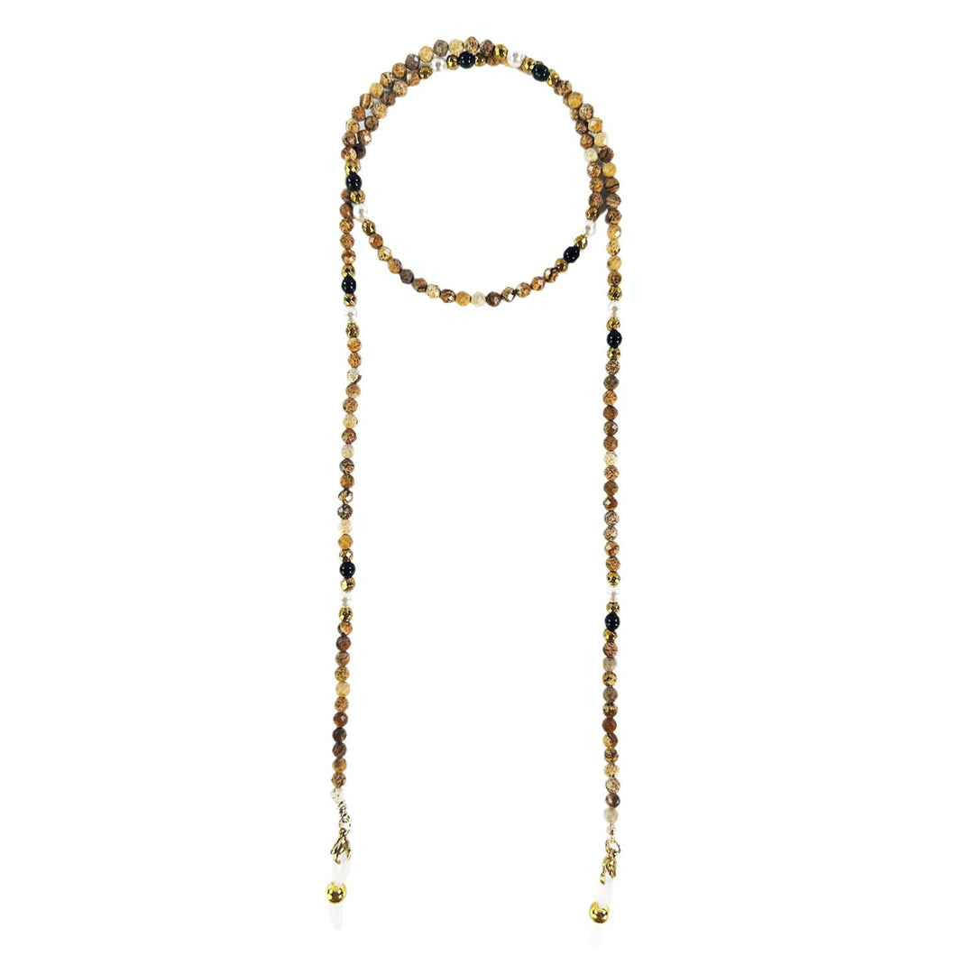 Artisan Beaded Eyewear Chain Bowlift