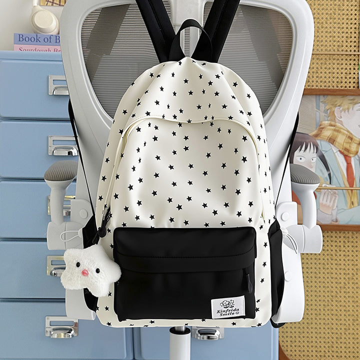 Fashionable Dual Pocket Backpack