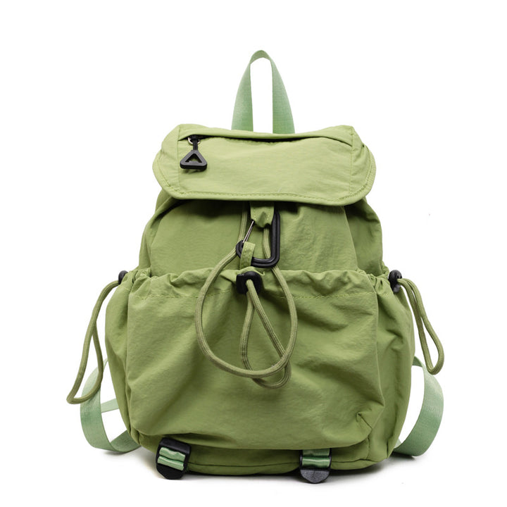 Leisure backpack with elastic drawstring and practical side pockets Bowlift