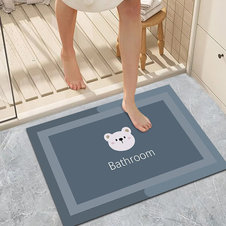 Cute Cartoon Bath Mat Bowlift