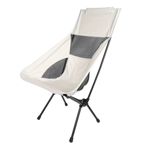 Folding chair with comfortable mesh backrest and compact transport design Bowlift
