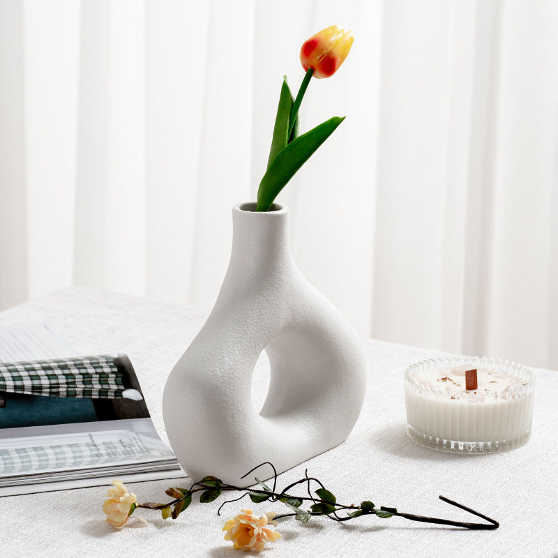 Artistic Sculptural Ceramic Vase